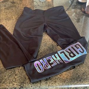 Black athletic leggings